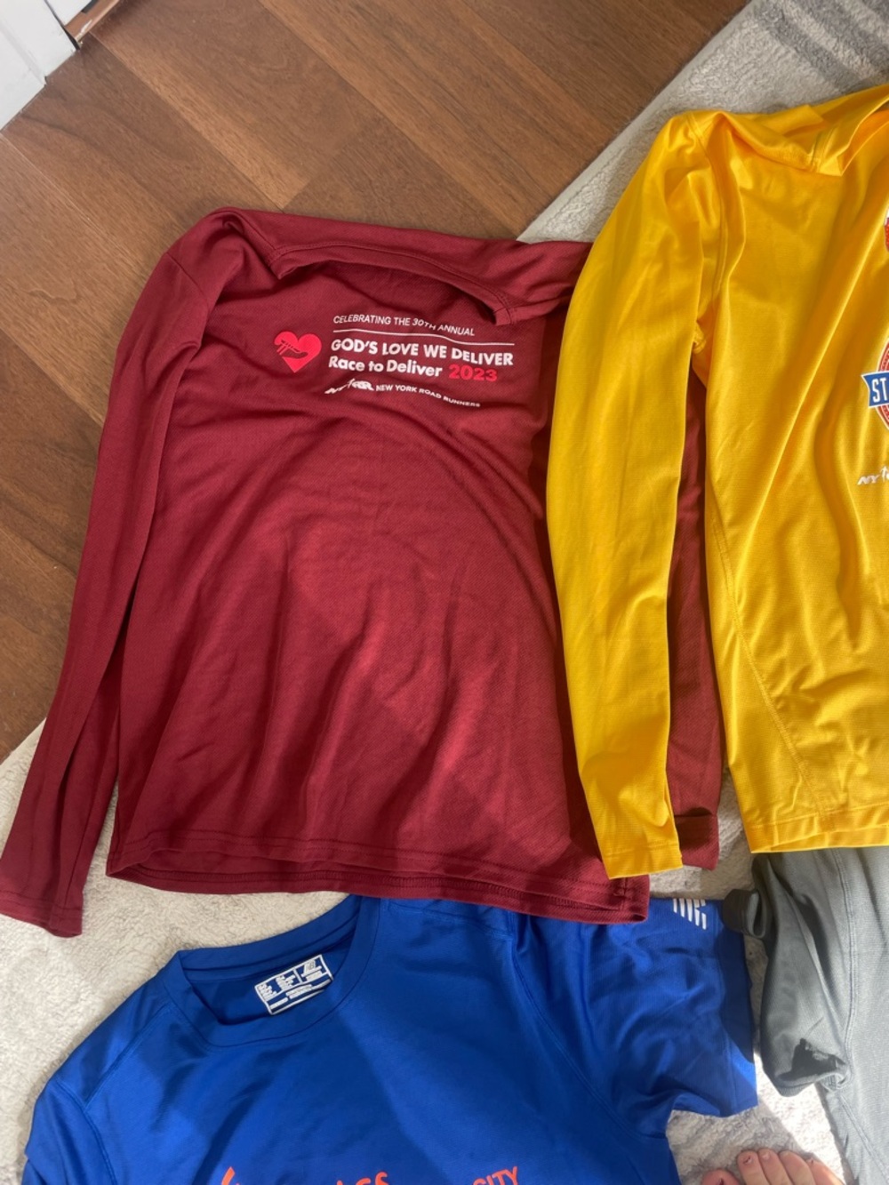 4 NYRR running shirts - Picture 4 of 5
